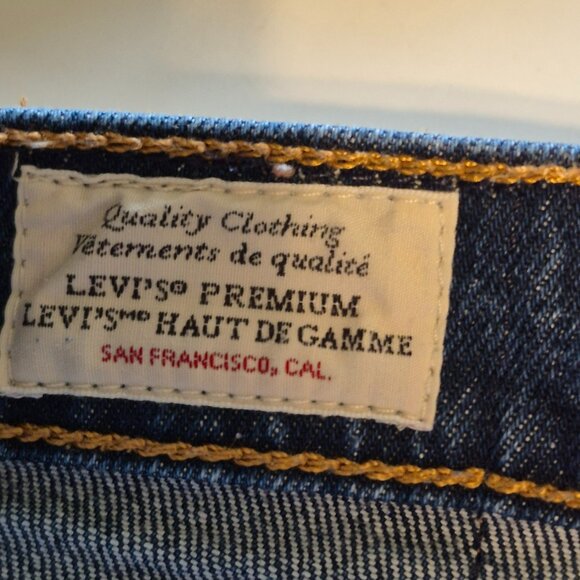 Levi's Wedgie Button Fly Jeans Size 25 - Picture 11 of 15